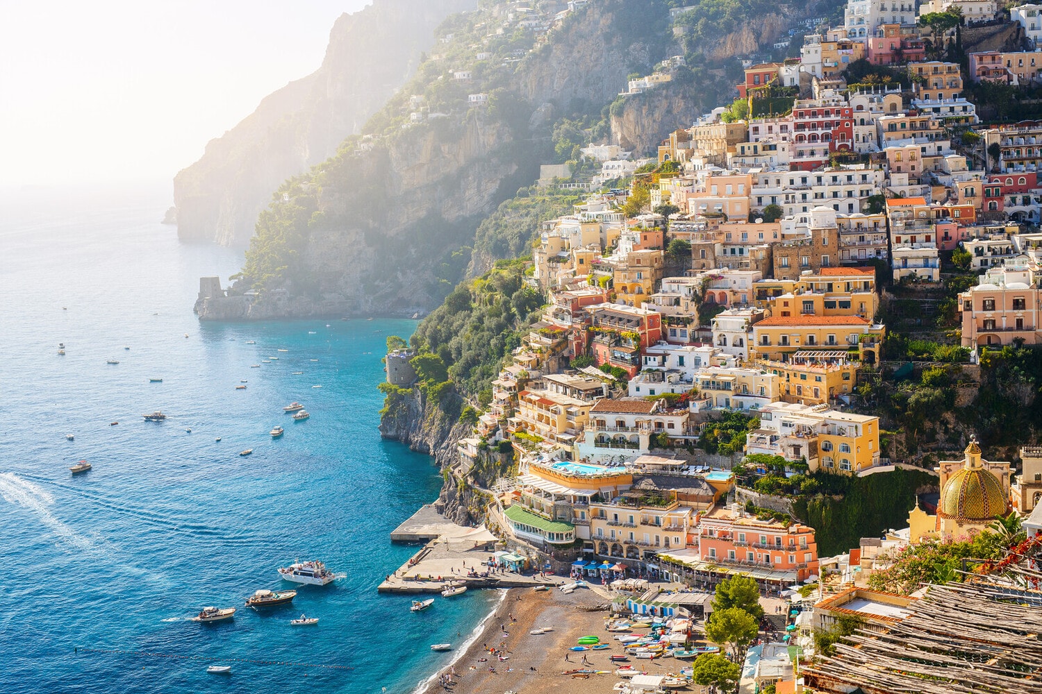 JOUR 4 : Journée libre ou Excursion OPTIONNELLE d'une journée complète à Positano, la côte amalfitaine et Sorrente