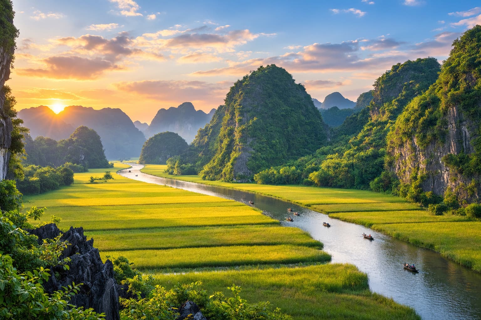 Jour 5 : Baie de Lan Ha – Ninh Binh 180 Km