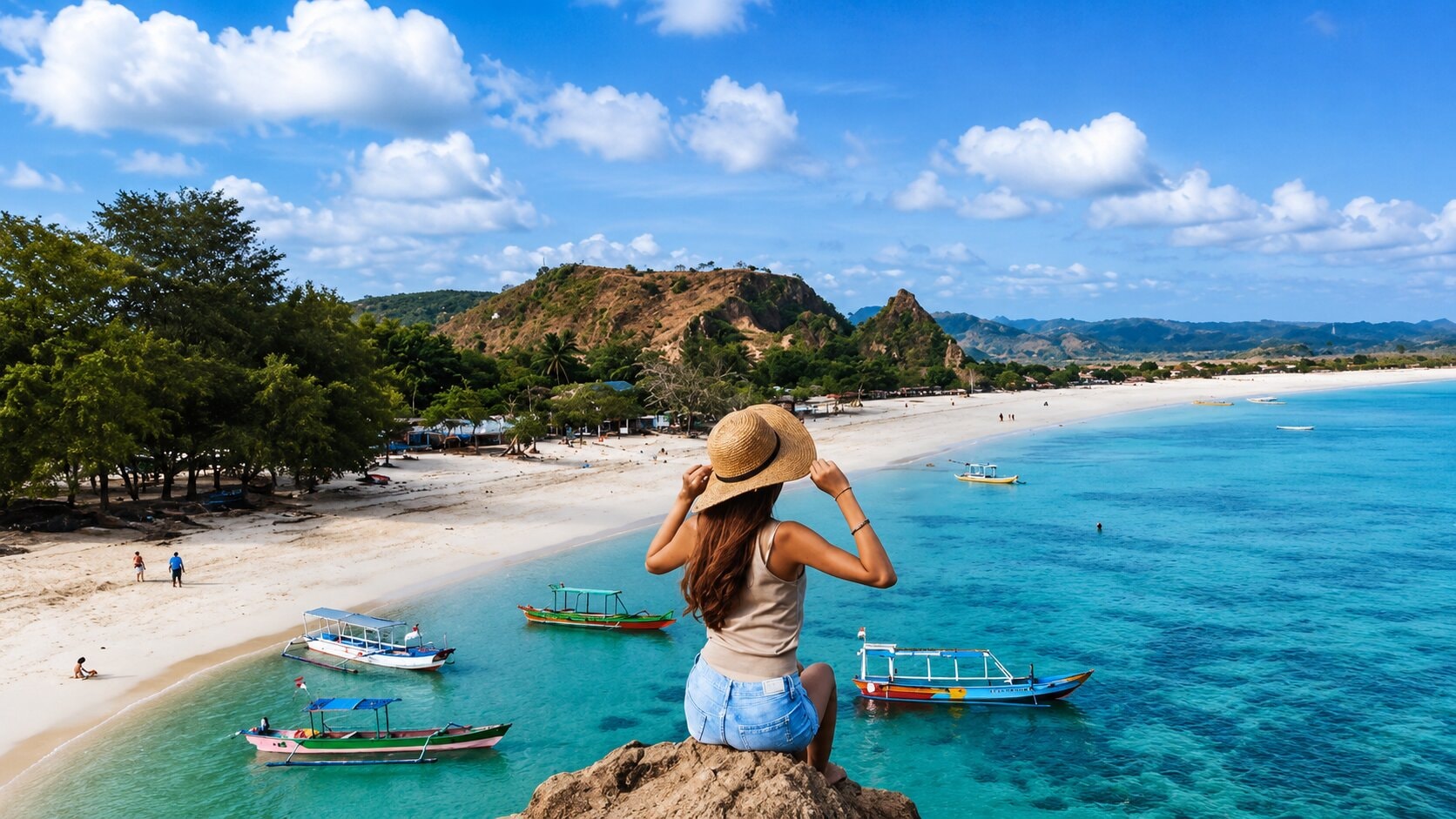 Arrivée à Lombok – Tour Sasak Mandalika (Déjeuner, Dîner)